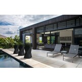 Bloempot - VALENCIA - 32x25x70cm - antraciet