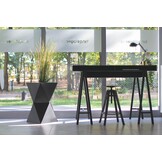 Bloempot - VALENCIA - 32x25x70cm - antraciet