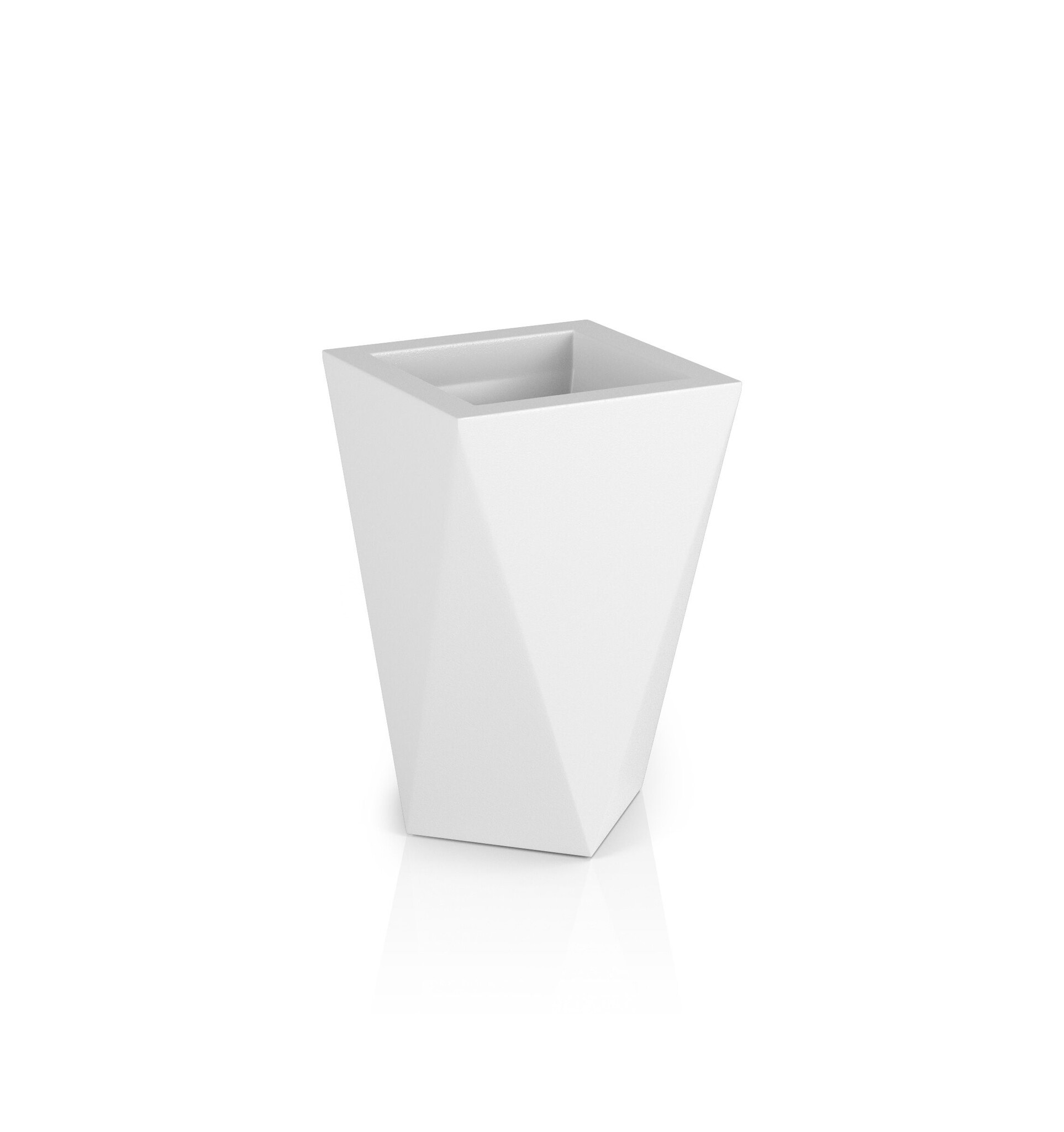 Bloempot - VASO - 25x25x59 cm - antraciet