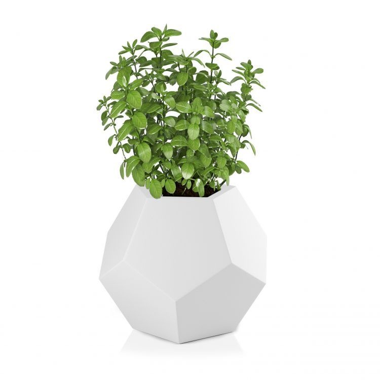 Bloempot - ALMA - 62x62x53cm - wit