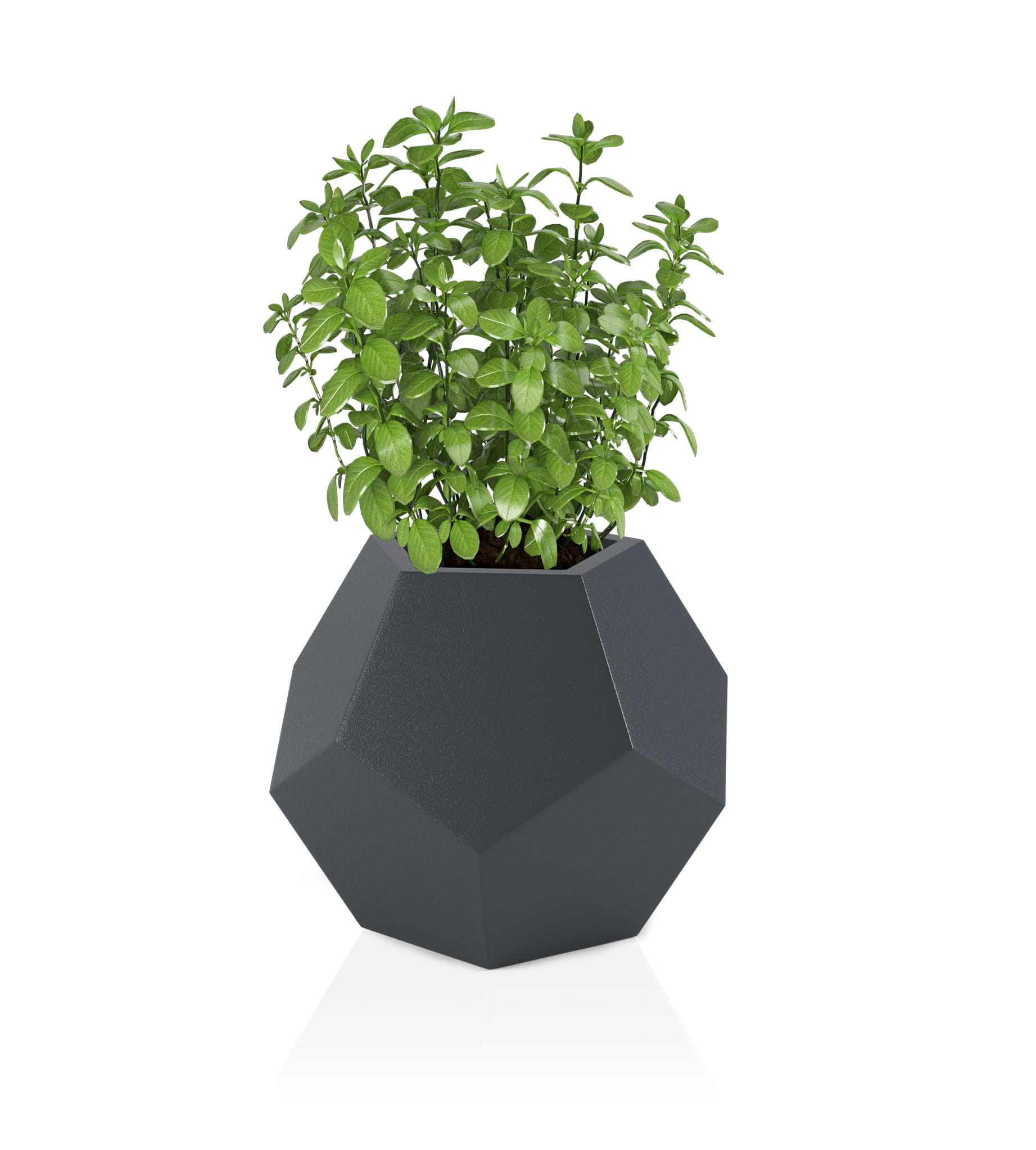 Bloempot - ALMA - 62x62x53cm - antraciet