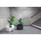 Bloempot - VESARI - 60x69x45,8cm - antraciet