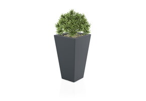 Bloempot - SLIM LINE S - 25x35x70cm - antraciet