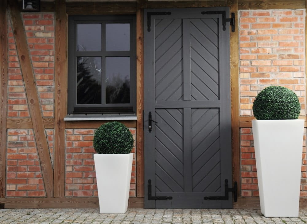 Bloempot - SLIM LINE S - 25x35x70cm - antraciet