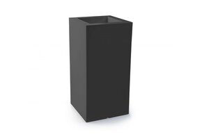 Bloempot - TOWER - 35x25x70cm - antraciet