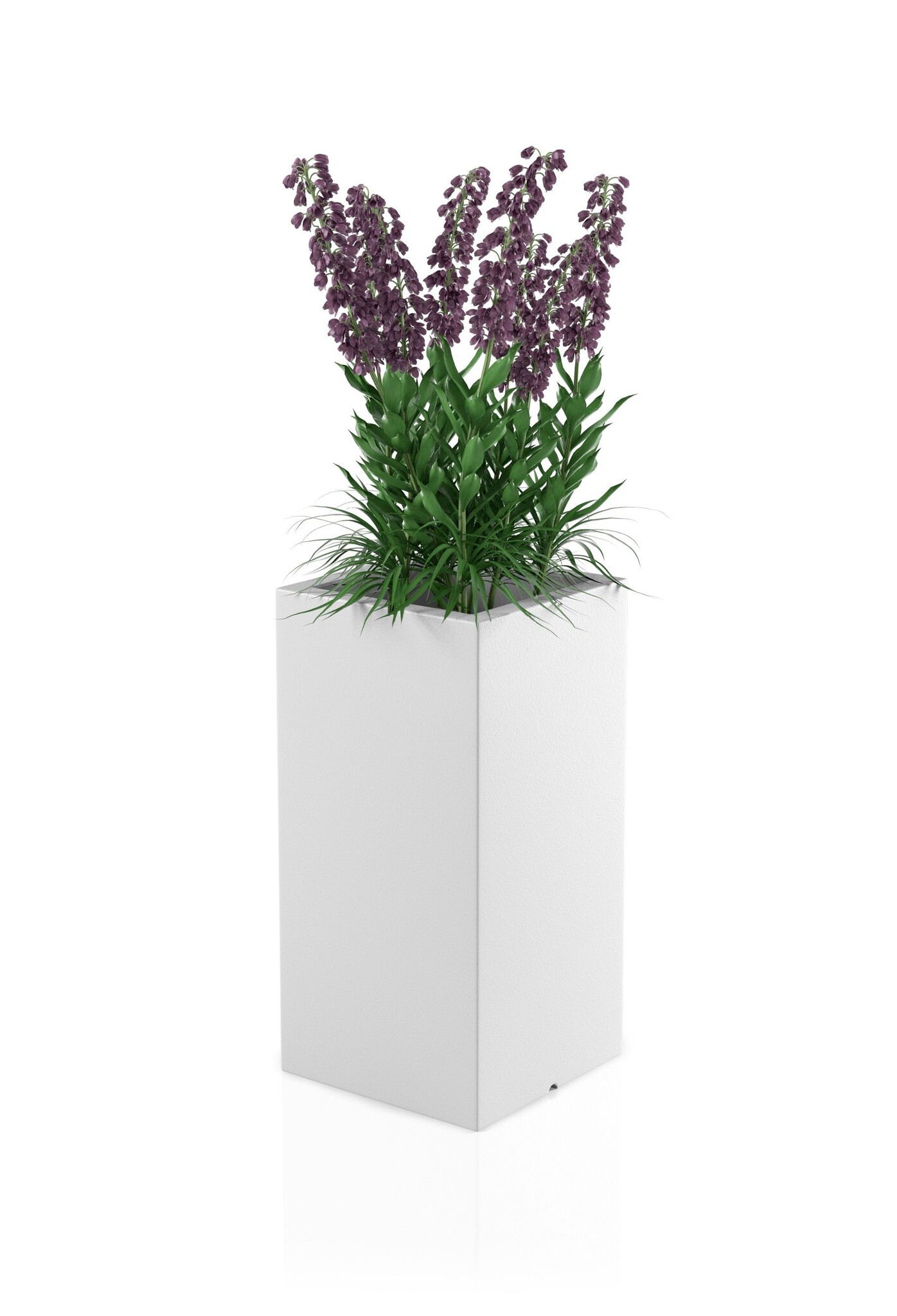 Bloempot - TOWER - 35x25x70cm - antraciet
