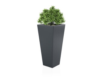 Bloempot - SLIM LINE M - 30x50x110cm - antraciet