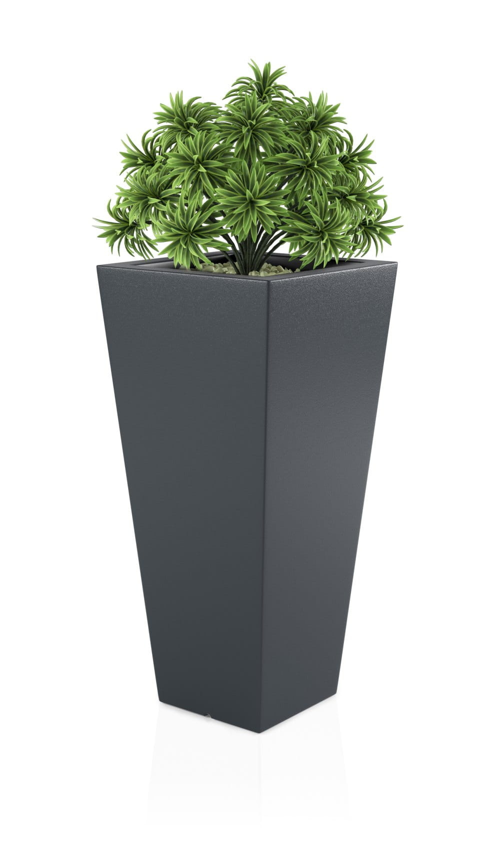 Bloempot - SLIM LINE M - 30x50x110cm - antraciet