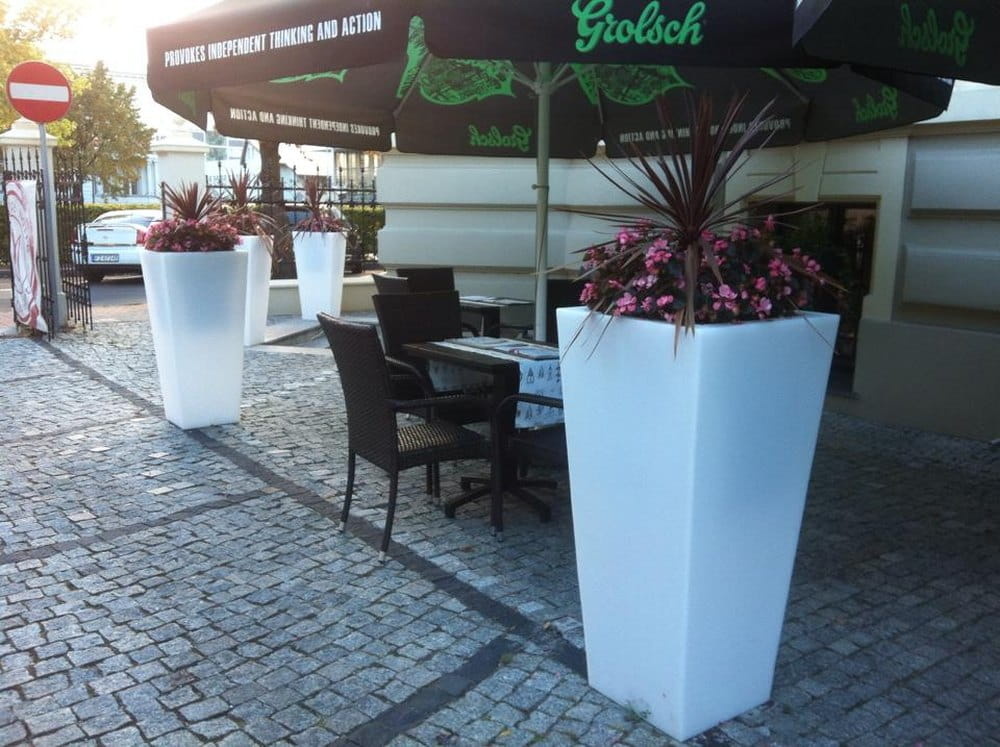 Bloempot - SLIM LINE M - 30x50x110cm - antraciet