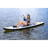 SUP board - opblaasbaar - 320cm - tot 150kg - geel, bruin