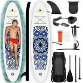 SUP board - opblaasbaar - 305cm - tot 150kg - mandala - blauw