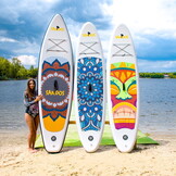 SUP board - opblaasbaar - 305cm - tot 150kg - mandala - blauw