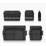 Kofferbak organiser - 58x35x30 cm - opvouwbaar - zwart