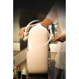 Make up koffer - 36x26x17cm - met lades - wit