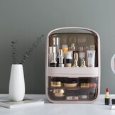 Make up koffer - 36x26x17cm - met lades - wit