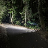 Fietsverlichting - voorlicht en achterlicht - LED - zwart