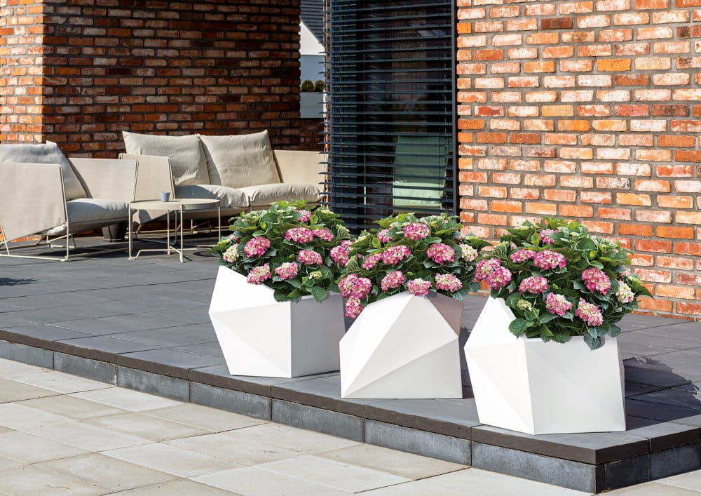 Bloempot ASTRO - 54x34x47,5cm - waterdicht - antraciet