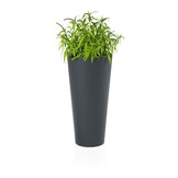 Bloempot HABANA - 40x30x80cm - waterdicht - antraciet