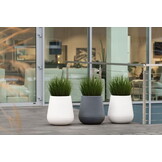 Bloempot LAGO - 47x23x50cm - kunststof - antraciet