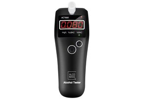 Blaastest alcohol ACT600 - 5 mondstukken - 0-2‰ - LCD display