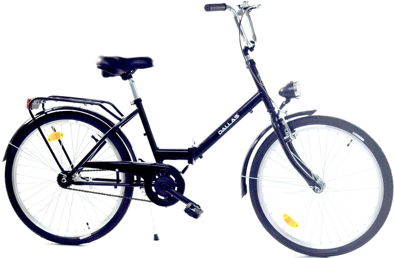 Vouwfiets - 24 inch - zonder versnellingen - zwart
