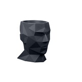 Bloempot - Adonis - 39x25x40cm - polyethyleen - antraciet