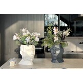 Bloempot - Adonis - 39x25x40cm - polyethyleen - antraciet