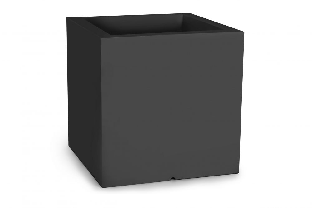 Bloempot PIXEL POT - 50x22x50cm - hoge bloempot - antraciet