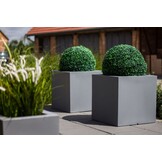 Bloempot PIXEL POT - 50x22x50cm - hoge bloempot - antraciet