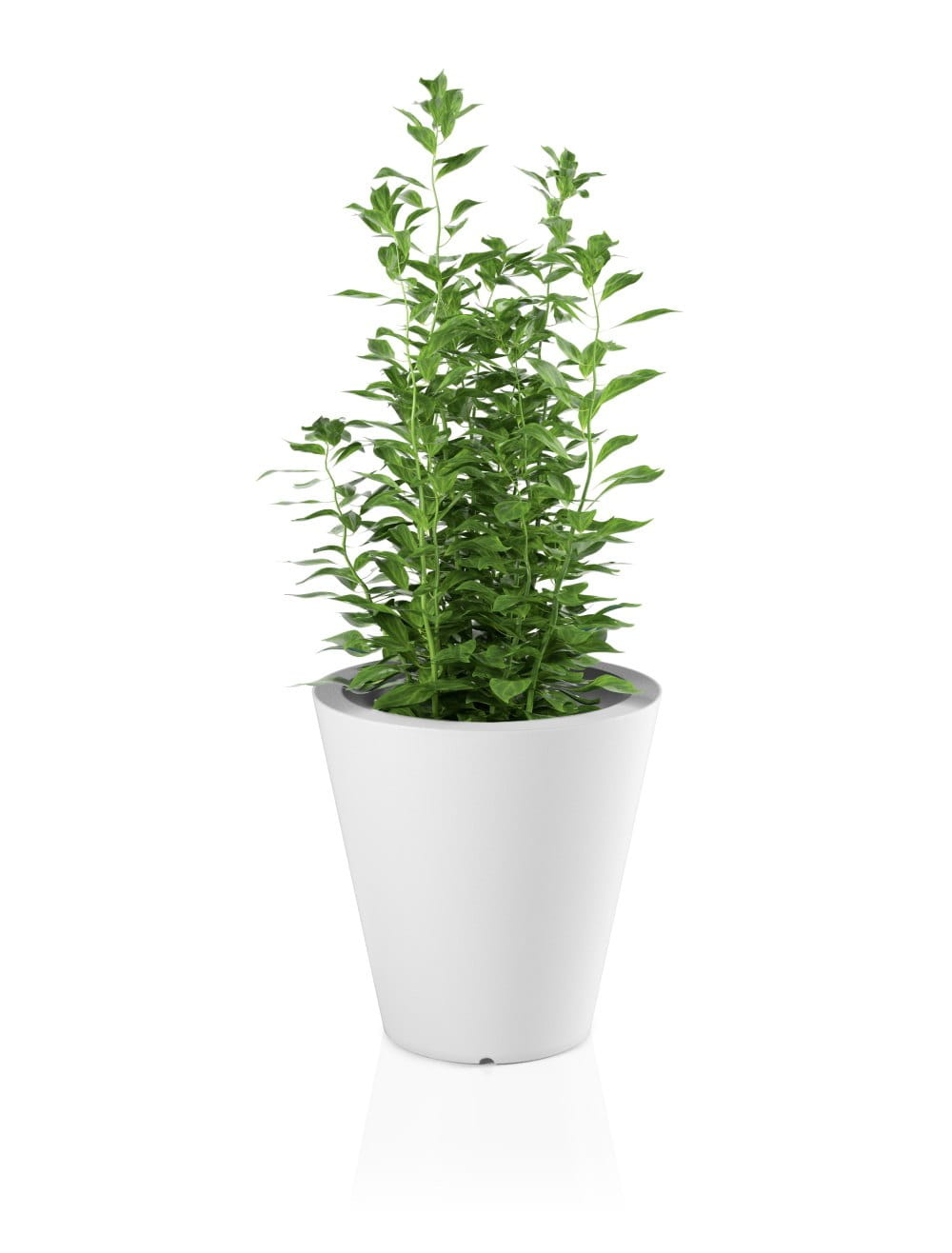 Bloempot OVO - 30x20x50cm - polyethyleen - wit