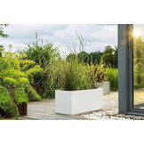 Plantenbak LONG - voor binnen en buiten - 90x40x40cm - wit