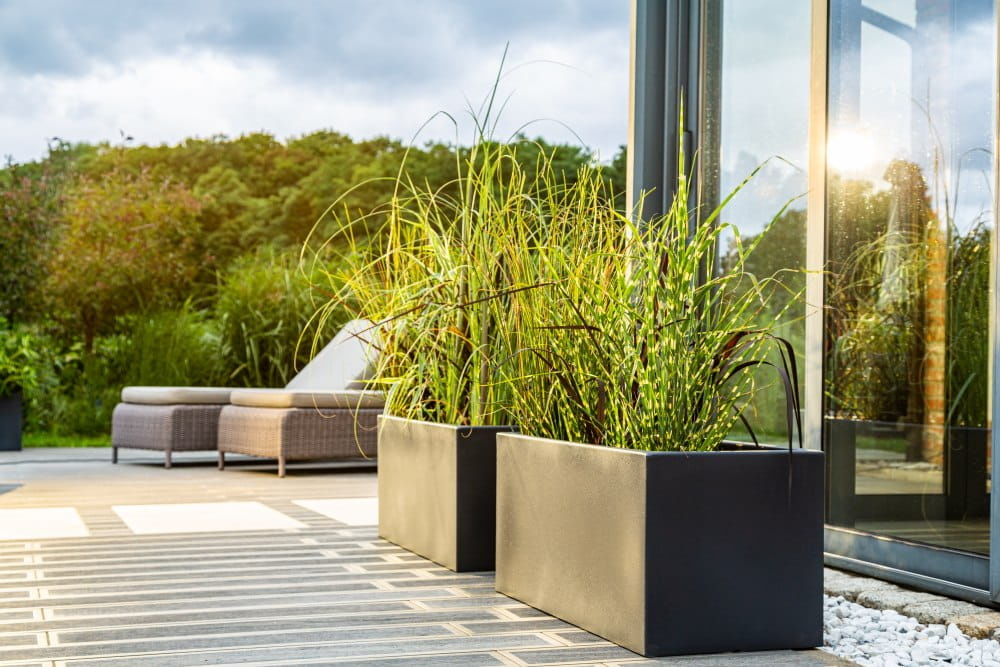 Plantenbak LONG - voor binnen en buiten - 90x40x40cm - wit