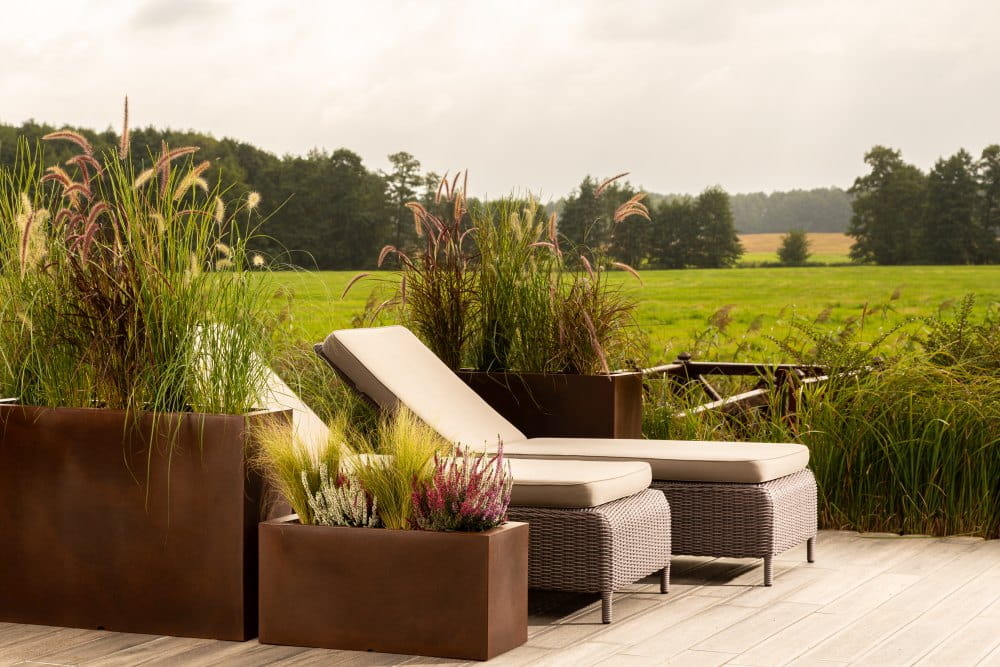 Plantenbak LUNGO GRANDE - 85x35x60cm - wit
