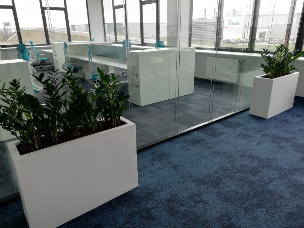 Plantenbak LUNGO GRANDE - 85x35x60cm - wit