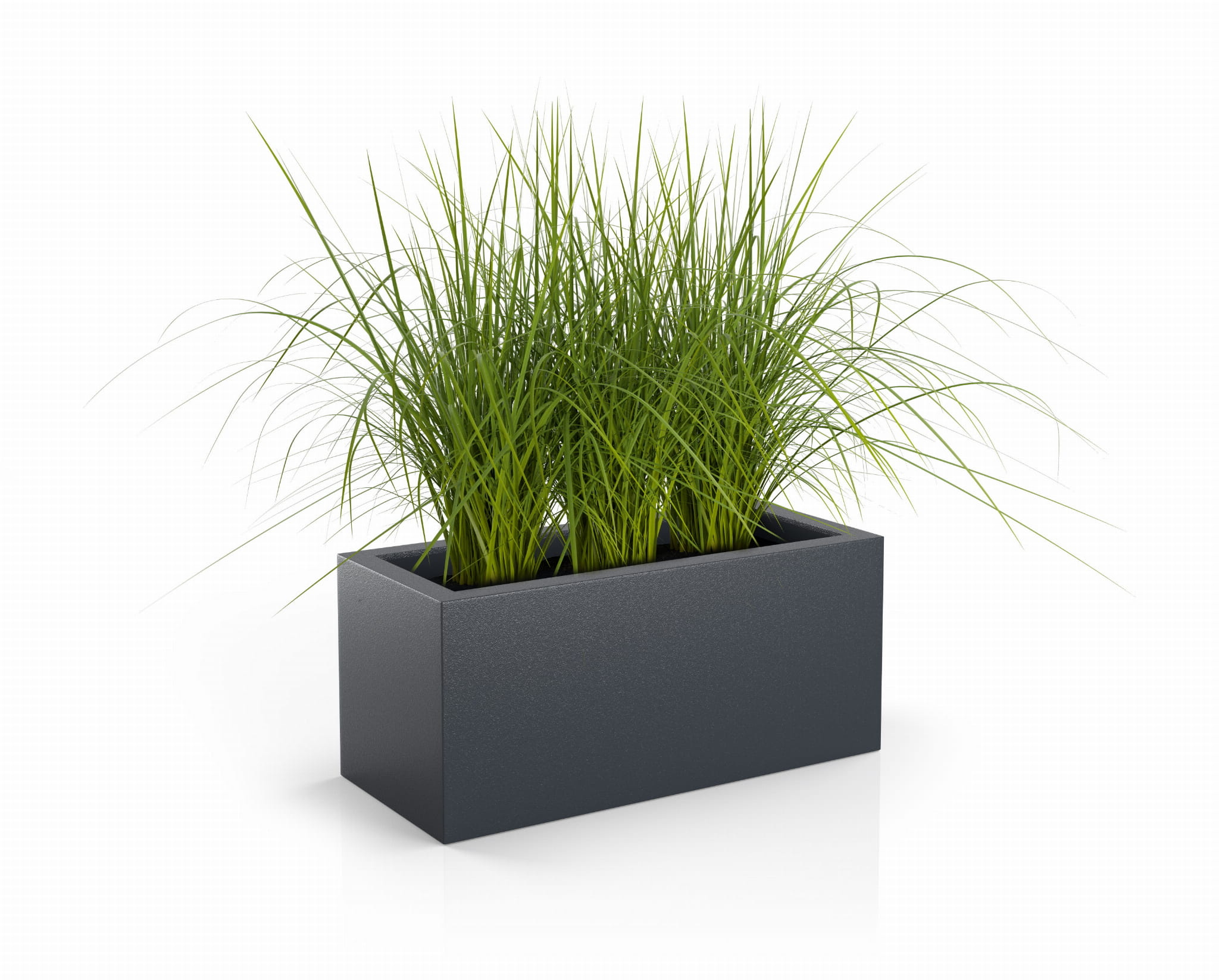 Plantenbak LONG - voor binnen & buiten - 90x40x40cm - antraciet