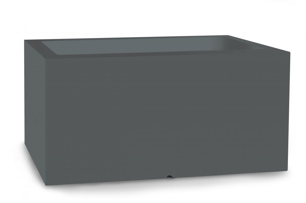 Plantenbak LUNGO - binnen en buiten - 75x35x38cm - antraciet