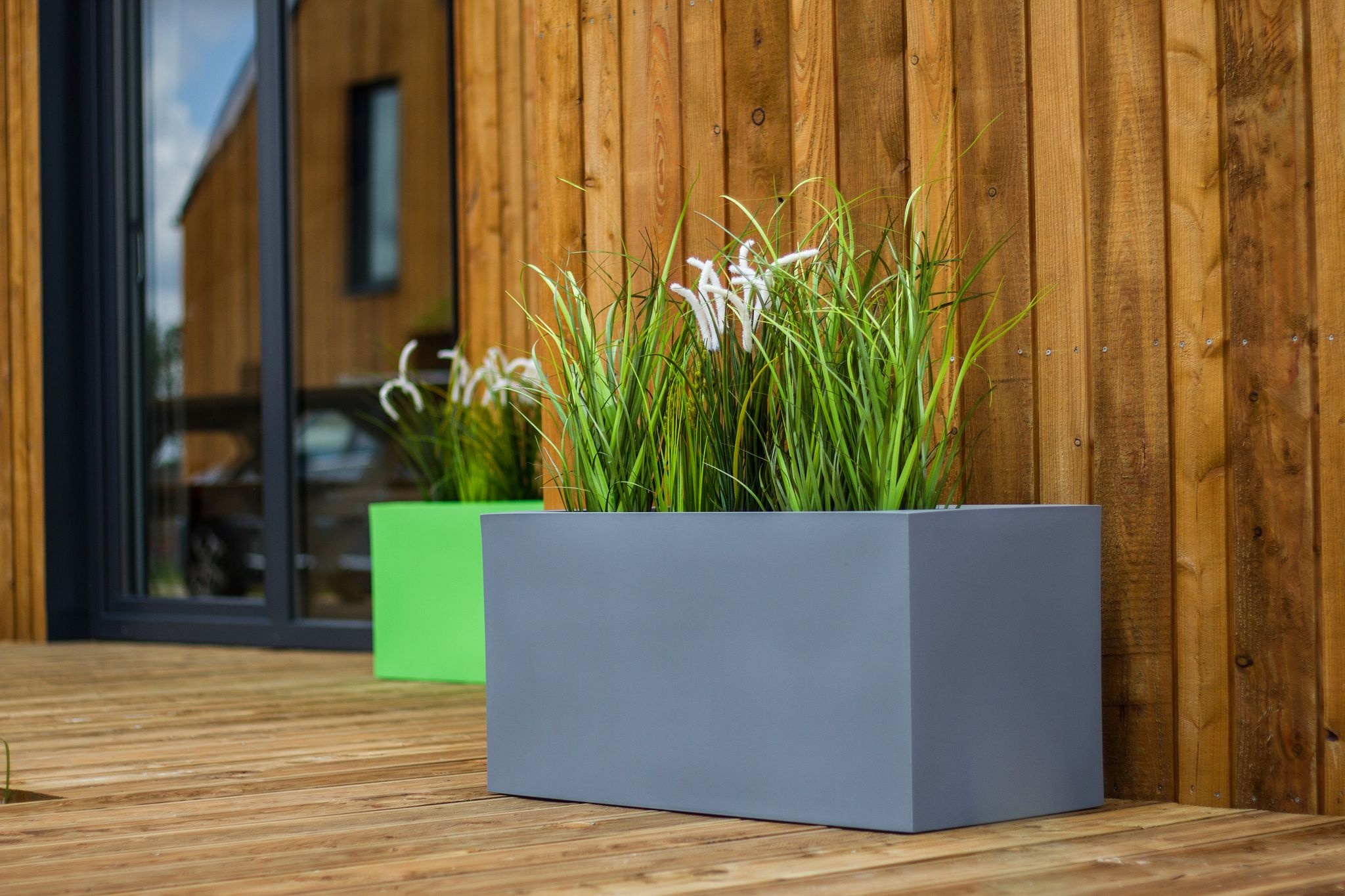 Plantenbak LUNGO - binnen en buiten - 75x35x38cm - antraciet