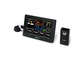 Weerstation METEO SP76 - draadloos - 20.5x2x13 cm - zwart