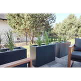 Plantenbak LUNGO GRANDE - 85x35x60cm - antraciet