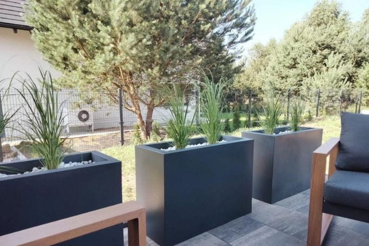 Plantenbak LUNGO GRANDE - 85x35x60cm - antraciet
