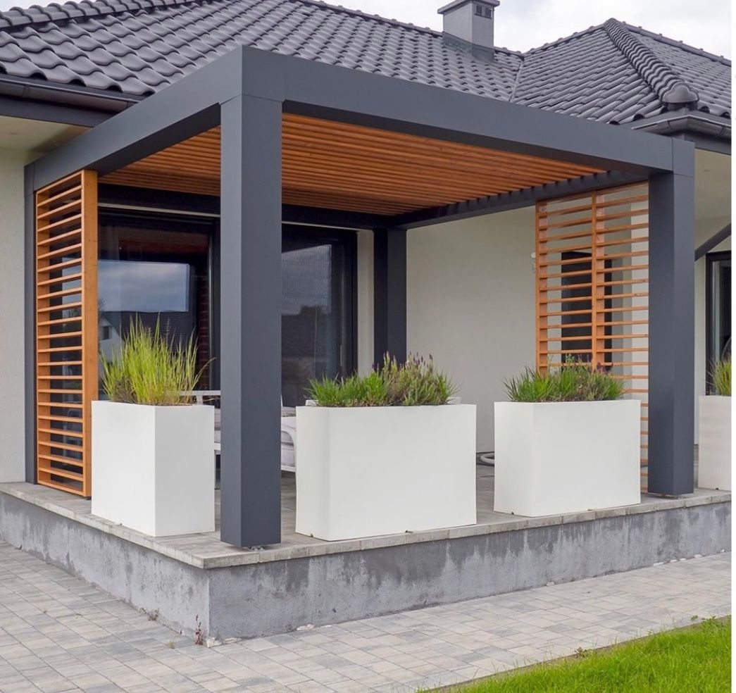 Plantenbak LONGERINO - binnen en buiten - 100x35x70cm - grijs