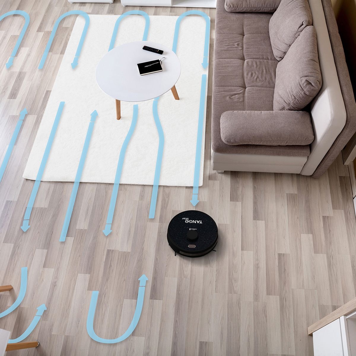 Robotstofzuiger WEBBER TANGO STAR - met dweil en UltraSCAN 360°laser