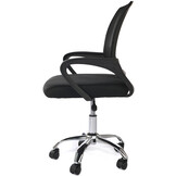 Bureaustoel - verstelbaar - ergonomisch - mesh - zwart