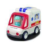 Ambulance speelgoed - 20x15x12 cm - interactief - met melodieën