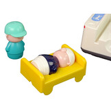 Ambulance speelgoed - 20x15x12 cm - interactief - met melodieën