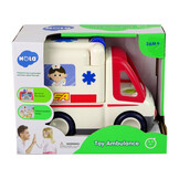 Ambulance speelgoed - 20x15x12 cm - interactief - met melodieën