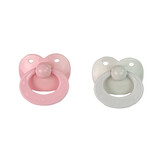 Babypoppen - 30 cm - tweeling - jongen en meisje - grijs en roze