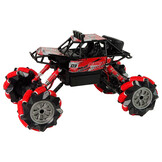 Bestuurbare auto - off-road buggy - R/C - 29x18x16cm - rood zwart