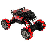 Bestuurbare auto - off-road buggy - R/C - 29x18x16cm - rood zwart