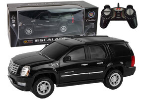 Bestuurbare auto - Cadillac Escalade - 30x13x15cm - LED lampen - zwart